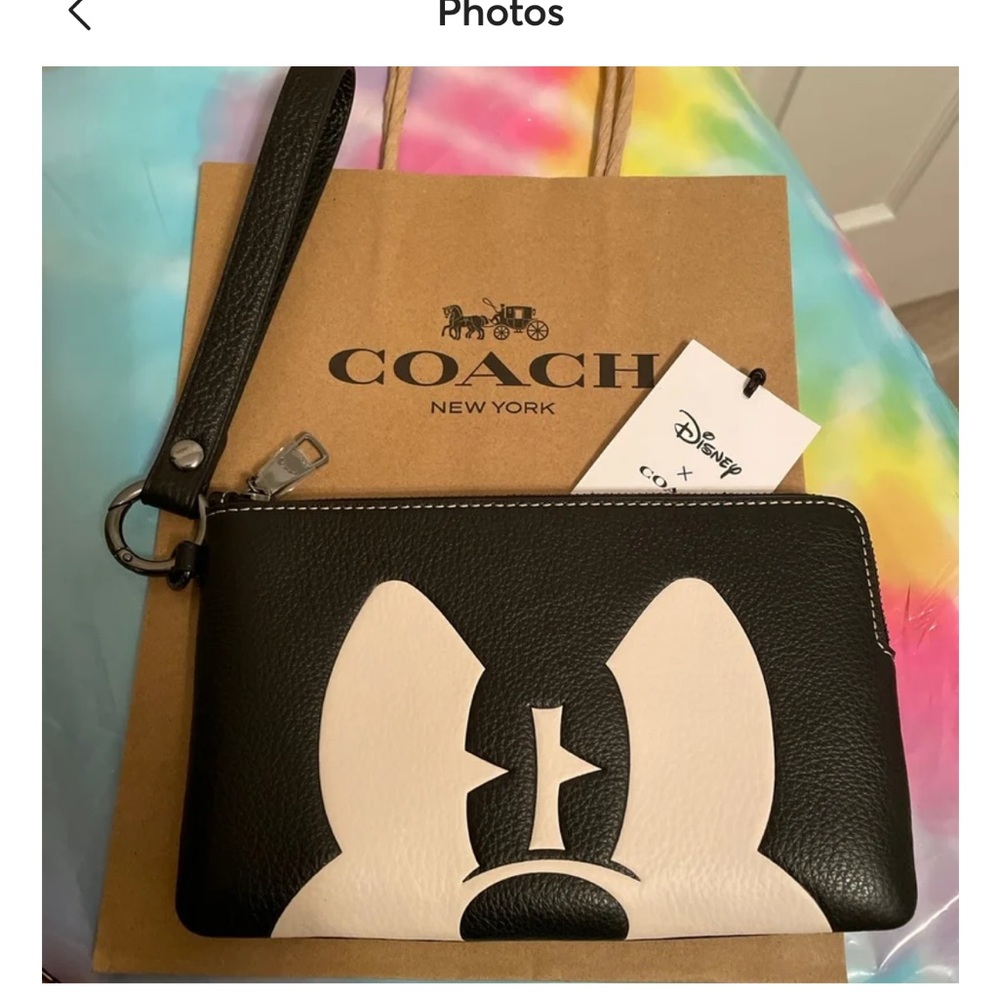 Coach Disney x wristlet